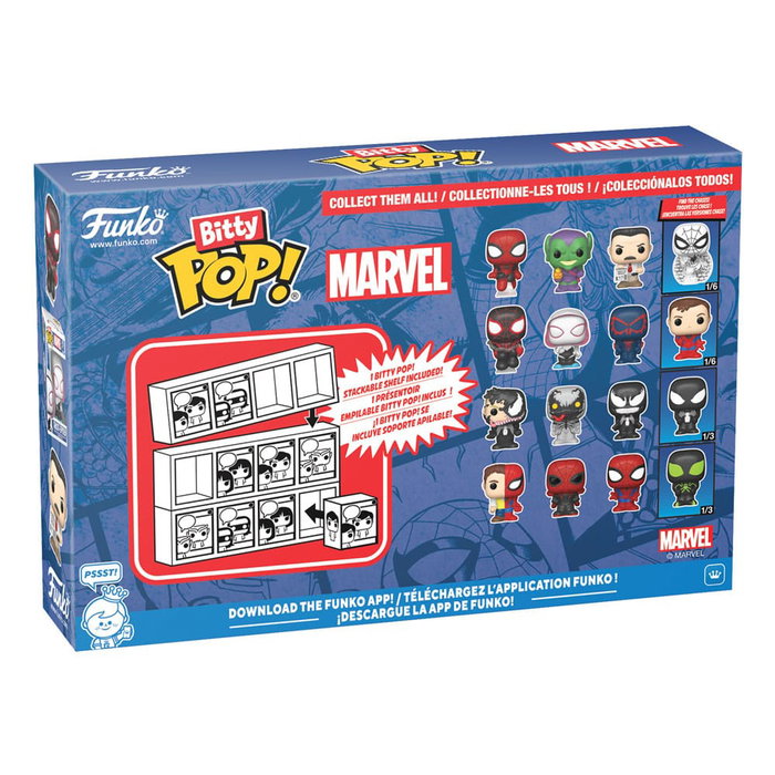 Funko Bitty POP! Marvel Spider-Man - Pack de 4 figurines Vinyl Series 4