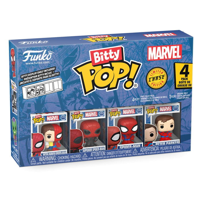 Funko Bitty POP! Marvel Spider-Man - Pack de 4 figurines Vinyl Series 4