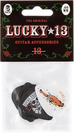 DUNLOP Pack assorti de 6 médiators Lucky 13 Series II The Original - 0,60 mm