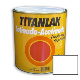 Titanlak Esmalte Laca Blanca 750Ml 1400 - Peinture synthétique industrielle blanche à séchage rapide