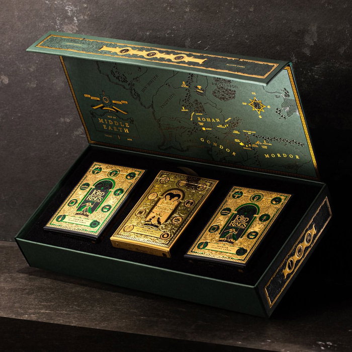 Theory11 Le Seigneur des Anneaux Premium Box Set (4 decks) de cartes à jouer Theory11 Le Seigneur des Anneaux Premium Box Set (4 decks) de cartes à jouer