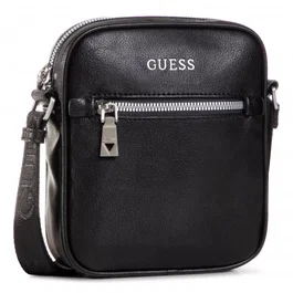 Guess Scala Mini Sac bandoulière en textile Noir