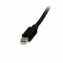Mini câble DisplayPort Startech MDISP1M 1 m 4K Ultra HD Noir