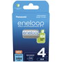 Panasonic BK-3MCDE/4CP 2000 mAh 1,2 V 5 V - Lot de 4 batteries rechargeables AA