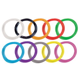 Science4You Lot de 10 Recharges de Filament PLA 1.75mm pour Stylo 3D, Couleurs Variées - Jeu Éducatif Multilingue pour Enfants 12 ans et Plus (Réf: 90001285)