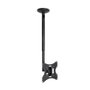 TooQ Support Mural Plafond VESA pour TV 23-42 Pouces Noir 30 kg 75x75 à 200x200 mm