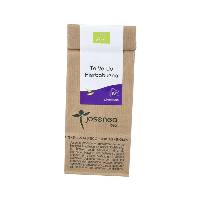 JOSENEA Thé Vert à la Menthe Verte Sachets 10 Unités JOSENEA Thé Vert à la Menthe Verte Sachets 10 Unités
