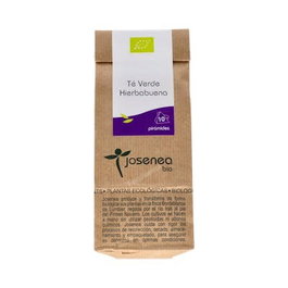 JOSENEA Thé vert avec menthe poivrée, 10 sachets