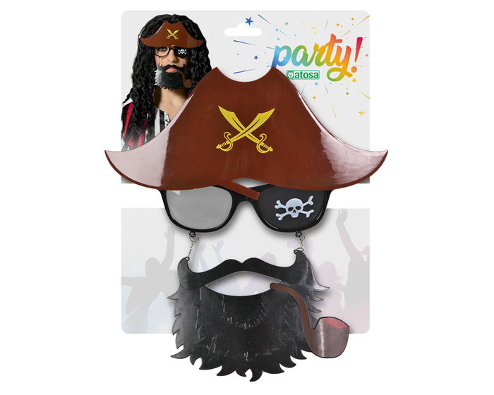 Gafas Piratas con Pipa Divertidas