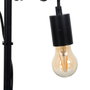 BigBuy Home Lampe de bureau Noir Beige Bois Fer