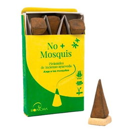 BIOAROMA Piramide No+Mosquis avec support en céramique, 10 unités