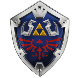 Nintendo Hylian Shield (Écu Hylien) de Link de Zelda, accessoire de cosplay, 48 x 38 x 9 cm