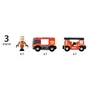 BRIO Camion de Pompiers avec Son et Lumières - Lance à Incendie Détachable et Échelle - Jouet pour Enfants Dès 3 Ans - Réf. 33811
