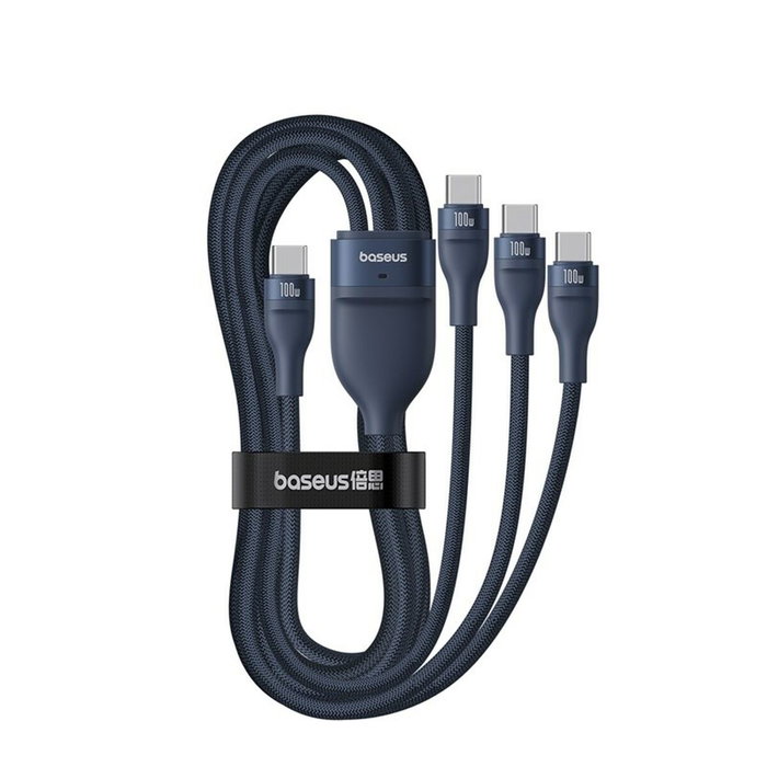 Baseus Câble USB-C vers USB-C Bleu 1,5 m Baseus Câble USB-C vers USB-C Bleu 1,5 m