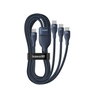 Baseus Câble USB-C vers USB-C Bleu 1,5 m