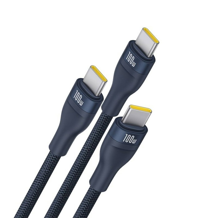Baseus Câble USB-C vers USB-C Bleu 1,5 m Baseus Câble USB-C vers USB-C Bleu 1,5 m