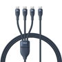 Baseus Câble USB-C vers USB-C Bleu 1,5 m