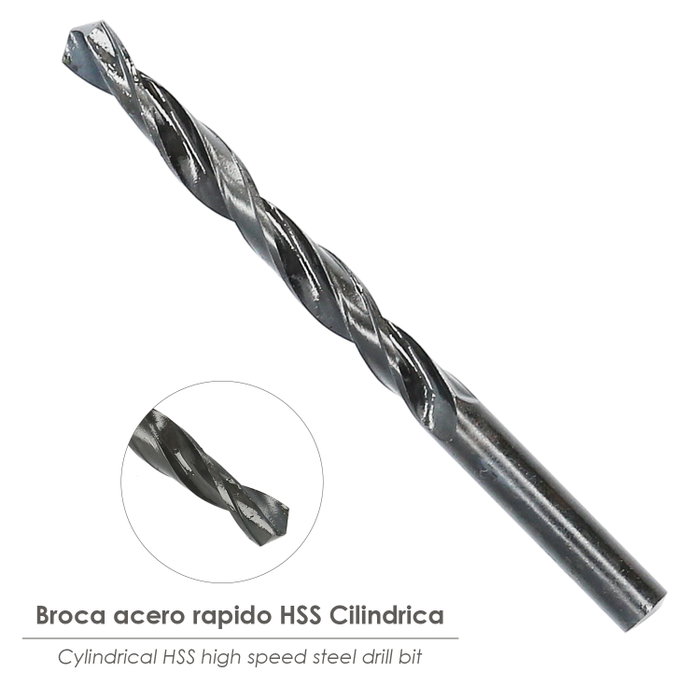 WOLFPACK LINEA PROFESIONAL Foret acier rapide HSS cylindrique Ø 1,00 mm WOLFPACK LINEA PROFESIONAL Foret acier rapide HSS cylindrique Ø 1,00 mm