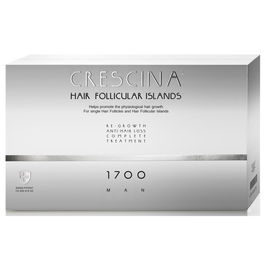 Labo Crescina Follicular Islands 1700 - Sérum traitant ampoules 10+10 pièces - Stimulation de la croissance pour cuir chevelu - Hommes