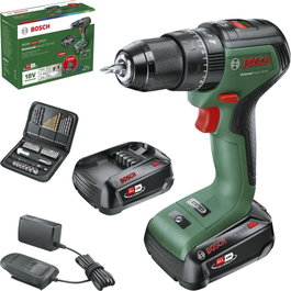 Bosch UniversalImpact 18V-60 Perceuse à percussion sans fil avec 2x 2,0 Ah et accessoires