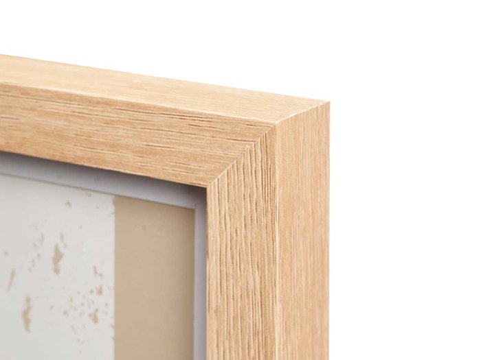 GIFTDECOR Cadre photo mural en bois naturel avec passe-partout 10x15cm - Lot de 24