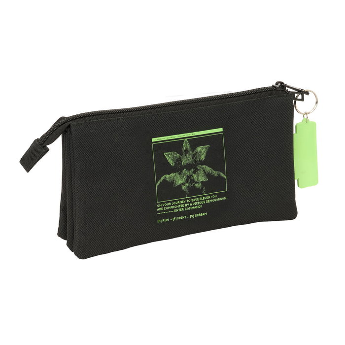 Fourre-tout Stranger Things Noir 22 x 12 x 3 cm