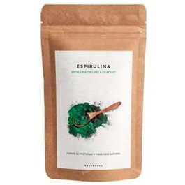 Paleobull Espirulina Polvo 100 Gr Eco - Spiruline en Poudre Biologique 100g - Complément Alimentaire Végétalien - Source de Protéines et Fibres