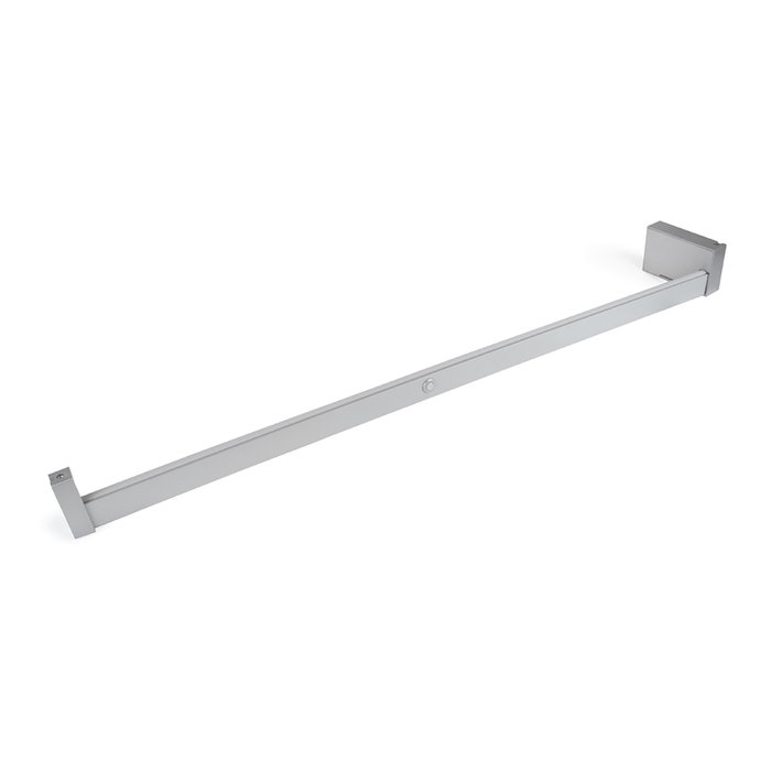 Emuca Barre de penderie Castor avec lumière LED et capteur de mouvement, 1008 mm, Anodisé mat Emuca Barre de penderie Castor avec lumière LED et capteur de mouvement, 1008 mm, Anodisé mat