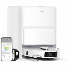 Mova MOVA P50 Ultra - Robot Aspirateur Laveur avec Station, 19 000 Pa, Blanc