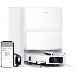 MOVA P50 Ultra Robot Aspirateur Laveur avec Station Auto-nettoyante - 19000 Pa Aspiration - Technologie FlexReach pour Nettoyage des Coins