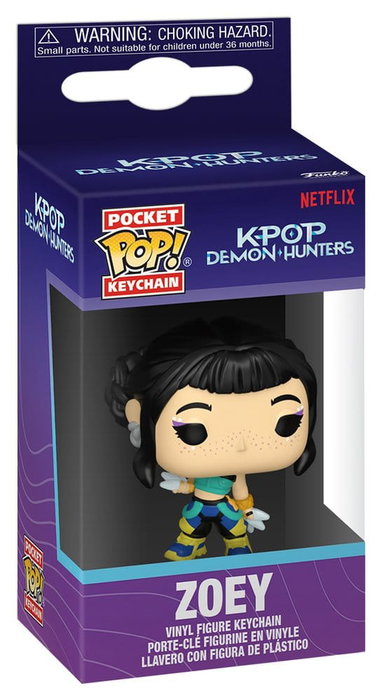 FUNKO Pocket POP KPop Demon Hunters Zoey Llavero