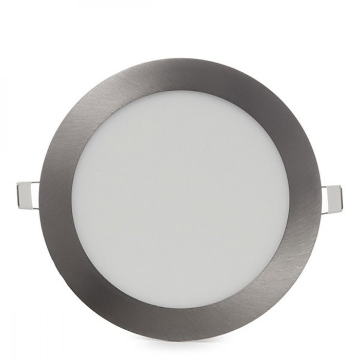 Panneau LED circulaire 18W 1 800 lm 6 000K blanc froid