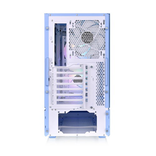 Thermaltake Ceres 350 MX Hydrangea Blue Boîtier PC Gaming Mid Tower, panneau latéral en verre trempé, ventilateurs RVB, USB 3.2 Type-C