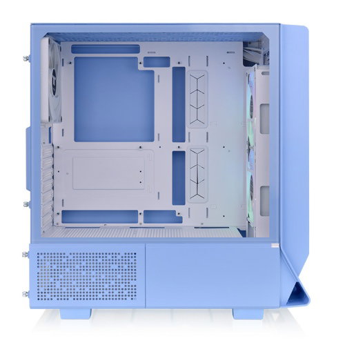 Thermaltake Ceres 350 MX Hydrangea Blue Boîtier PC Gaming Mid Tower, panneau latéral en verre trempé, ventilateurs RVB, USB 3.2 Type-C