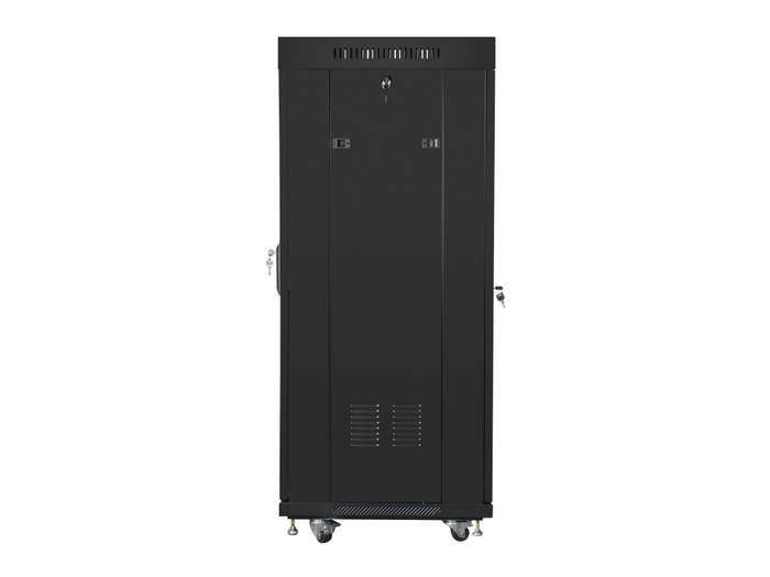 Lanberg Armario Rack 19 Pouces 27U 600x600 mm Noir Indépendant