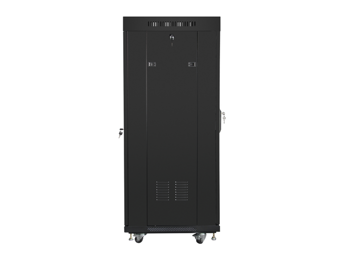 Lanberg Armario Rack 19 Pouces 27U 600x600 mm Noir Indépendant
