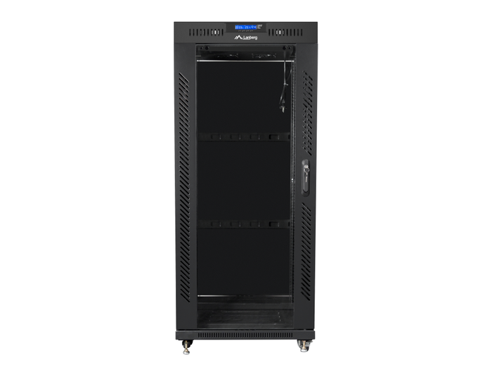 Lanberg Armario Rack 19 Pouces 27U 600x600 mm Noir Indépendant