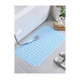 Dovelis Tapis de bain antidérapant bleu 36x70cm