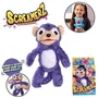 Smoby Screamerz - Peluche interactive Singe 28 cm - Sons en la secouant ou en appuyant sur le bouton - Peluche électronique colorée - 30x18.5 cm