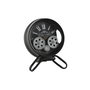 Horloge de table Home ESPRIT Noir Argenté