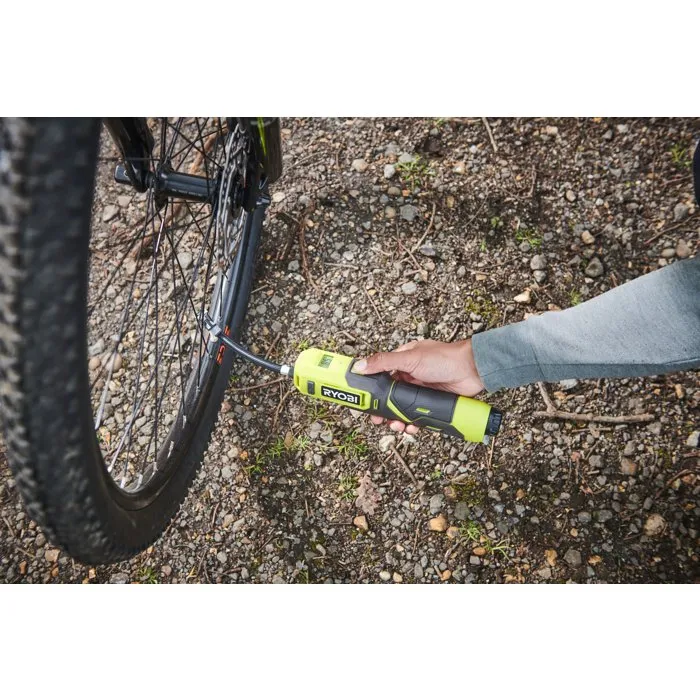 Ryobi RI4-120G Gonfleur 4V USB Lithium avec batterie 2Ah et chargeur