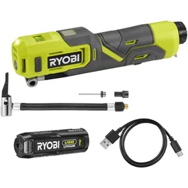 Ryobi RI4-120G Gonfleur 4V USB Lithium avec batterie 2Ah et chargeur