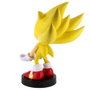 EXQUISITE GAMING Cable Guy Porte-Figurine de Sujetion et Recharge Sub Super Sonic - Sonic 21 cm, Compatible PS5 DualSense, Xbox Series S/X, iPhone et Smartphones