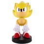 EXQUISITE GAMING Cable Guy Porte-Figurine de Sujetion et Recharge Sub Super Sonic - Sonic 21 cm, Compatible PS5 DualSense, Xbox Series S/X, iPhone et Smartphones