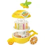 Sylvanian Families - Stand de jus de fruits La fête foraine - Coffret avec chariot à jus portable et accessoires - Jeu pour enfants dès 3 ans