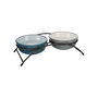 Mangeoire pour chiens Trixie Bleu Gris Gris clair Céramique Ø 13 cm 2 x 250 ml (2 Unités)