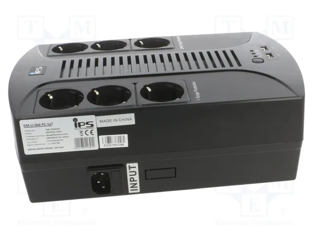IPS DM1-LI-0K6-PC-1X7 UPS 600VA 360W