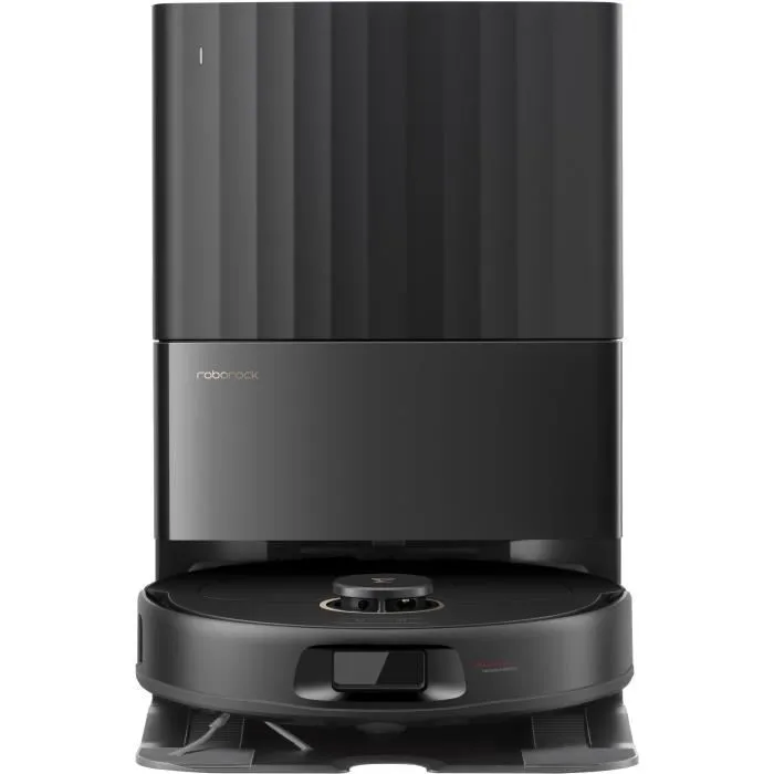 Roborock QREVO 5AE - Aspirateur robot laveur avec station auto-vidange, aspiration 12000 Pa, serpillières FlexiArm et double anti-emmêlement