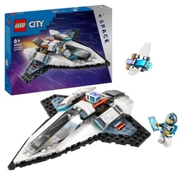 LEGO 60430 City Vaisseau Interstellaire - Jeu de Construction Spatial avec Astronaute Minifigurine et Drone Robotique, Jouet Créatif Enfant 6 Ans et Plus
