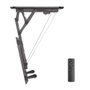 Holmios Support de plafond motorisé pour TV 32-70 pouces Noir